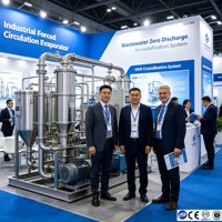 Evaporador de Vapor de Triple Efecto, Concentración Automática de Solución de Cloruro de Calcio, SS304, CE, ISO, para Procesamiento de Alimentos