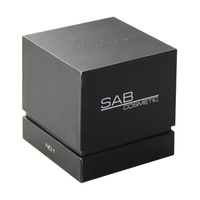 Bougies de Noël carrées noires personnalisées de qualité supérieure dans une boîte cadeau, emballage en papier de luxe, boîte d'emballage pour bougie de 8 oz pour pot à bougie