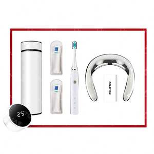 ชุดของขวัญธุรกิจ 9 in 1 ปี 2026 ของขวัญสร้างสรรค์ พิมพ์โลโก้ ส่งมอบให้ลูกค้า ของใช้ในชีวิตประจำวัน แปรงสีฟันไฟฟ้า แก้วเก็บความร้อน - Product Image 1