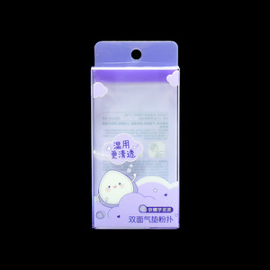 Caja de plástico transparente de alta calidad PET plegable pequeña personalizada Caja de acetato de embalaje para regalo - Product Image 1