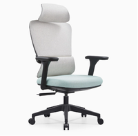 Chaise de bureau moderne avec soutien lombaire, dossier en maille respirante, hauteur réglable, design ergonomique, siège confortable, atelier, bureau à domicile