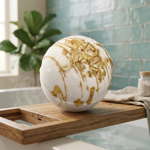 Miel Orgánica I'm Clean Bath para Bombas Efervescentes Artesanales de Leche y Avena con Aroma a Miel, Relajantes para Spa en Casa, Esféricas de 5-7 Oz. - Product Image 2