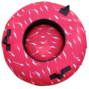 Inflatable Snow Tube 80cm 90cm 100cm For Children And Adults Thickened PVC Skiing Mat Playground Use - Product Image 2