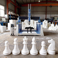 Routeur CNC 5 axes EPS direct usine pour découpe et gravure de mousse de polystyrène avec axe rotatif