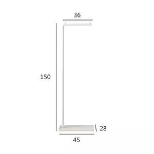 منظم عمودي معدني حديث لتقف على حامل عرض ملابس غرفة المعيشة - Product Image 3