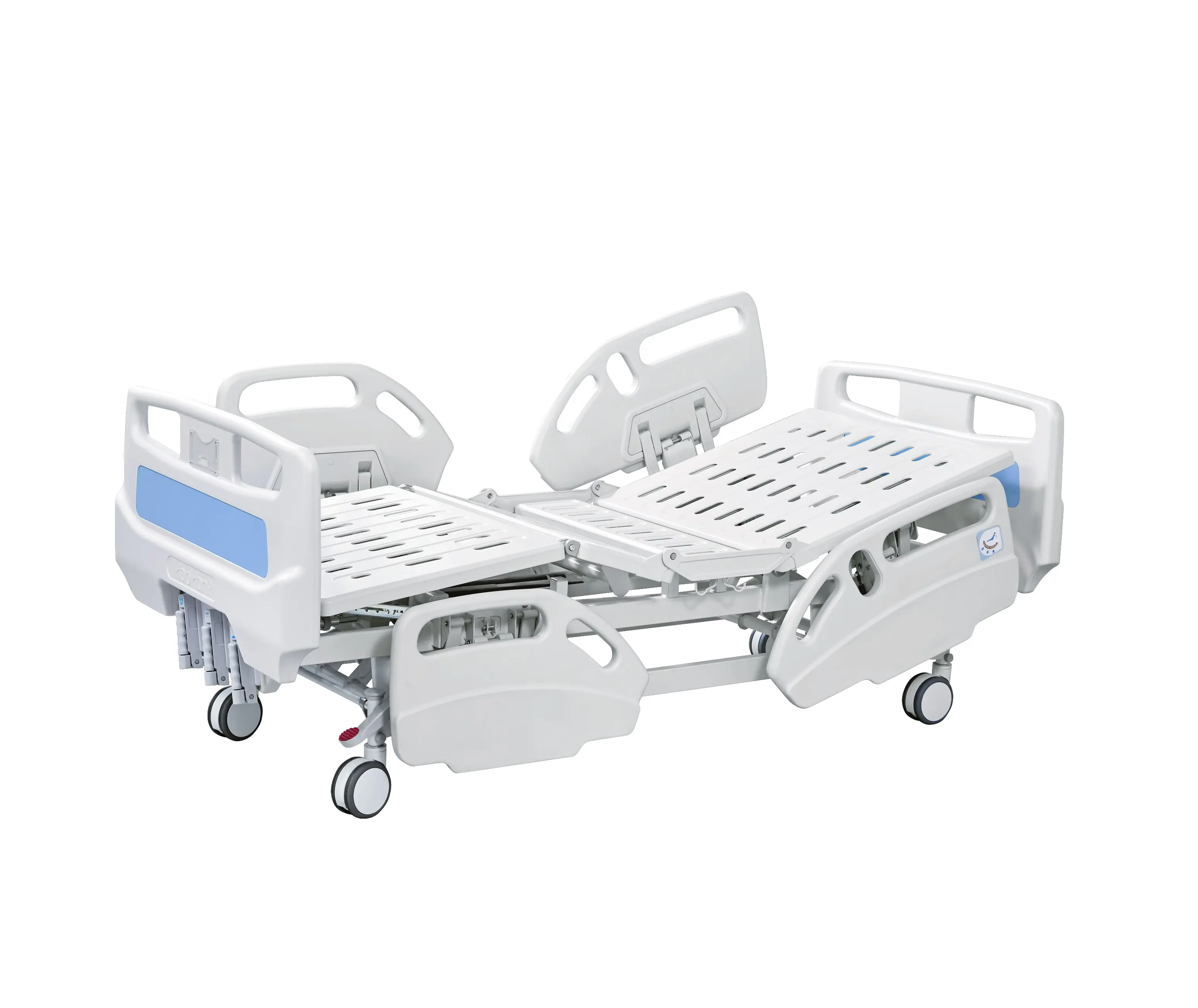 HH/SJC-II-G-009 3 functions Manual medical equipment hospital beds 3 crank manual patient nursing bed for sale
