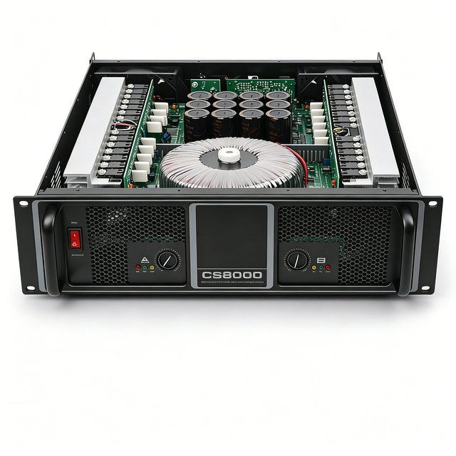 300W-1100W Professional Pure Rear-Stage Power Amplifier - High-Power Low-Distortion for Shows/Theaters/Large Events