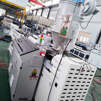12-50mm HDPE PE PVC PP Einwandige Wellrohr-Extrusionsmaschine Pelletier- und Drahtproduktionslinie