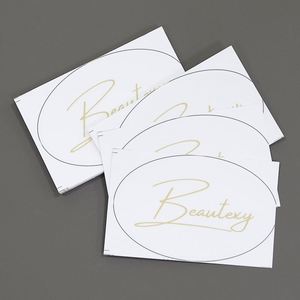 Etiquetas Adhesivas Brillantes con Logotipo, Mini Letras Personalizadas, Impresión de Etiquetas en Rollo Resistentes al Agua, Etiqueta Autoadhesiva Transparente con Lámina Dorada, Etiqueta Privada - Product Image 2