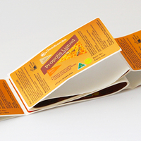 Etiquetas Adhesivas Personalizadas de Formato Mixto, Tiras Redondas, Impresión Vibrante, Alta Calidad, Ecológicas y Duraderas para Etiquetas de Precios de Alimentos