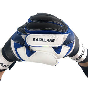 Football Sports Antidérapant Grip Forte Anti-Collision Résistant À L'usure Latex Nylon Football Gardien Gants - Product Image 5