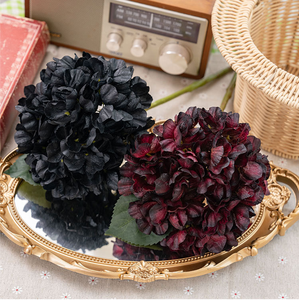 Dekoratif sis vahşi Firefly ortanca yapay çiçek üretici çiçek yeşil bitki toptan düğün zanaat düğün zemin - Product Image 6