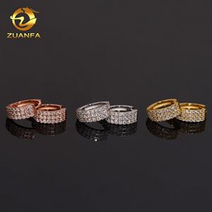 Pendientes de Aro con Certificado GRA Listos para Enviar, Joyería Popular de Hip Hop Iced Out en Plata 925 con Moissanita VVS para Mujer y <span class=keywords><strong>Hombre</strong></span> - Product Image 5