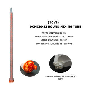 Arancione Core PP miscelatore statico 10:1 tubo di miscelazione statica per parti di macchine chimiche colla AB - Product Image 2