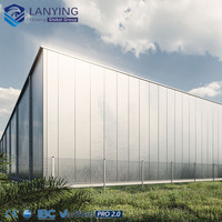 Bâtiments d'usine préfabriqués en acier galvanisé à grande portée, entrepôt stable, atelier, conception industrielle certifiée CWB, garantie de 2 ans