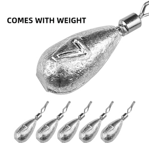 Câu cá chì sinkers Trọng lượng 2.5g -20G thả bắn cá chì <span class=keywords><strong>Sinker</strong></span> chì Trọng lượng cá chép câu cá mồi <span class=keywords><strong>Sinker</strong></span> - Product Image 5