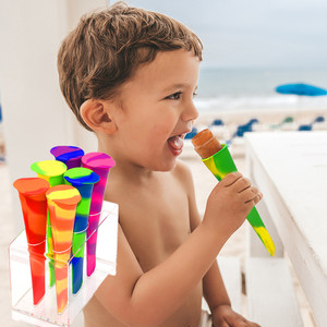 BHD Chất Lượng Cao Nhiều Màu Bộ Của 6 Tái Sử Dụng BPA Miễn Phí Silicone Swirl <span class=keywords><strong>Ice</strong></span> <span class=keywords><strong>Cream</strong></span> Pop Nhà Sản Xuất Popsicle Khuôn Mẫu Đóng Hộp In Logo - Product Image 3