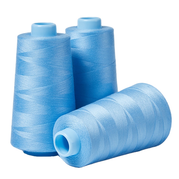 Дешевые полиэфирные швейные нити для костюмов 20s/2 60tex, 50 шт.