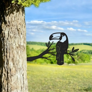 Modern Tree Creepy Owl Steel Iron Walls Outside Frog Wolf Leaf Bicycle Miniature Yard Spoonbill Halloween China Metal Crafts - Product Image 3