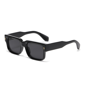 Factory Direct Sales New Men and Women With the Same Fashion Street Photo Color Square Frame Sunglasses - Product Image 1
