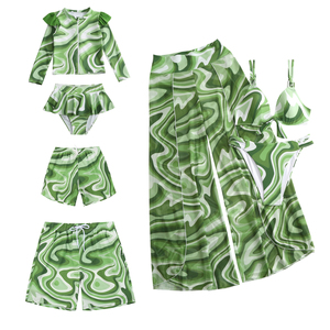 Costume da bagno di design all'ingrosso Bikini per mamma <span class=keywords><strong>e</strong></span> Me costume da bagno intero pantaloni da spiaggia costume da bagno - Product Image 5