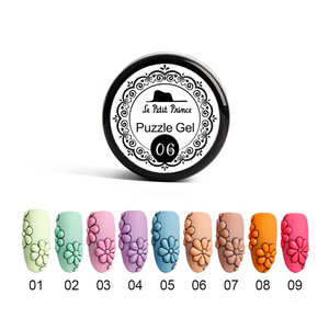 Venta al por mayor OEM/ODM: <span class=keywords><strong>Gel</strong></span> <span class=keywords><strong>de</strong></span> <span class=keywords><strong>uñas</strong></span> 3D profesional <span class=keywords><strong>de</strong></span> secado rápido <span class=keywords><strong>de</strong></span> 12 colores, pintura UV para modelado <span class=keywords><strong>de</strong></span> <span class=keywords><strong>uñas</strong></span> tipo rompecabezas, arte <span class=keywords><strong>de</strong></span> <span class=keywords><strong>uñas</strong></span> <span class=keywords><strong>de</strong></span> azúcar, lámpara LED, 7g, saludable - Product Image 1