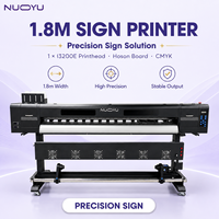 Imprimante de signalétique grand format 1,8 m avec 1 tête I3200E Hoson Board CMYK – Machine de précision pour signalétique, vente en gros OEM