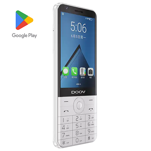 Doov R17 PRO 3.5 " Elderly Mobile Phone Dual Sim Card with Android 12 Keypad Touch Screen 4+64gb Support Type c
