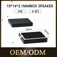 Kaiboer 19*14mm Speaker Kotak Suara Teknologi Dinamis Planar Elektrostatis Tahan Air IP67 Magnetik Neodymium Ultra-Tipis 8 Ohm