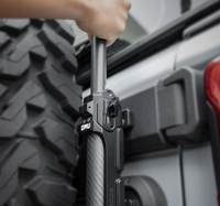 Support de mât de drapeau OMU pour Jeep Wrangler JL/JK, support de mât de drapeau tout-terrain pour Jeep Wrangler JK/JL, accessoires pour Jeep Wrangler JK/JL