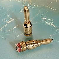 Fourniture de Budweiser 4mm fiche banane haut-parleur câble accessoire fiche banane prise haut-parleur pour systèmes audio