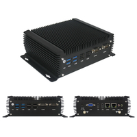 PC Industrial sin Ventilador de 8 Puertos USB, Bajo Consumo, 2 Puertos LAN, 2 Puertos Seriales, Computadora Industrial Integrada para Entornos Hostiles, Barebone