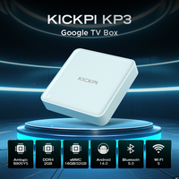 Nuevo Decodificador de TV Android 14 con Certificación de Google, Amlogic S905Y5, KICKPI KP3, Video 4K, Decodificación AV1, Wifi5 2.4G y 5G, Smart TV