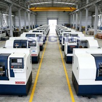 Tour CNC horizontal CK0640, mini-tour de précision à moyenne charge, portée de 80 mm, homologué CE pour le travail des métaux, à faible coût