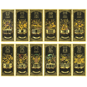 การ์ดสะสมอนิเมะเซนต์เซย่าปี 2026 ขายส่งจากญี่ปุ่น  รูปปั้นพลาสติกเคลือบทอง  ของขวัญปีใหม่สำหรับเด็ก - Product Image 1