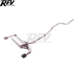 Sistema di Scarico Catback in Acciaio Inox 304 per BMW 116i <span class=keywords><strong>118i</strong></span> 120i <span class=keywords><strong>F20</strong></span> 1.5T, Silenziatore con Valvola, Finitura Sabbiata, Spessore 1.5mm - Product Image 3