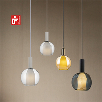 Lampe de plafond rétro créative pour la décoration de bar à la maison Luminaires suspendus en verre vintage Conception de lampe imprimée en 3D