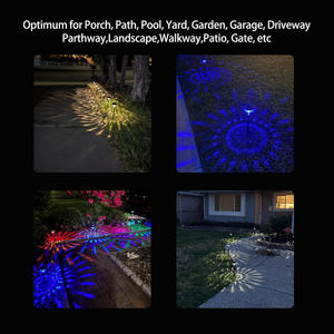 Nouvelle <span class=keywords><strong>Lampe</strong></span> <span class=keywords><strong>Solaire</strong></span> Extérieure pour Pelouse, Étanchéité IP65, RVB Couleurs Fixes, Dégradé Coloré, Projection Goutte d'Eau, Installation sur Piquet au Sol - Product Image 4