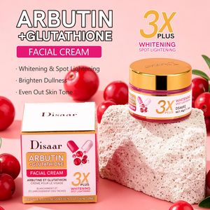 Crème Visage Disaar à l'Arbutine et au Glutathion 50g – Éclaircissante, Unifiante, Hydratante pour Atténuer les Taches - Product Image 1