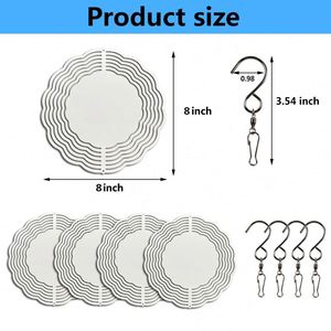 Molde para Sublimación de Molinillos de Viento, 8 Pulgadas, Envío Gratuito, Molinillos de Viento de Aluminio de Doble Cara para Sublimación - Product Image 4