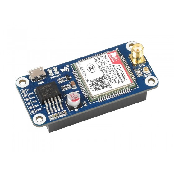SIMCOM SIM7000C 4G LTE NB-IoT Wifi Modem iot solutions GSM GPS GPRS GNSS Module HAT for Raspberry Pi 4