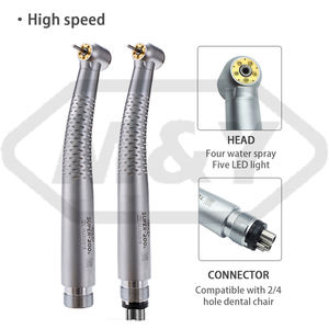 Kits de turbina de aire de alta y baja velocidad Dental, gran oferta, 2 uds., 5 piezas de mano LED + 1 juegos de herramientas de dentista de contraángulo de agua interior B2/M4 - Product Image 4