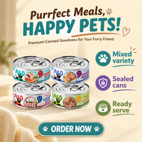 Nourriture humide pour chat MAIDOU Premium Selection, boîte de 85 g, haute teneur en protéines, viande fraîche, friandises pour chat, emballage en boîte