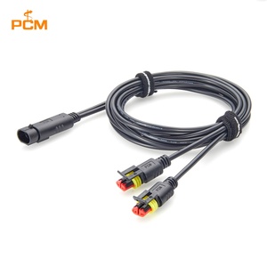 Cabo Divisor em Y Tyco AMP Superseal de 2 Pinos Macho para Fêmea IP67 282104-1 282080-1 para Veículos, Caminhões, Vans, RVs e Luzes de Trabalho LED/Fog - Product Image 1