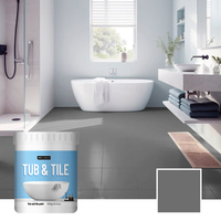 Peinture pour carrelage de couleurs personnalisées pour le sol de la maison, imperméable et résistante à l'usure, peinture pour carrelage de salle de bain et de toilettes, changement de couleur du carrelage