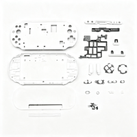 Kit complet pour console de jeu PSV Psvita 2000 : coque, couvercle de fente SD, bouton de fonction, pièces de réparation en plastique, boîtier