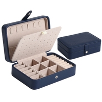 Hochwertige Leder-Schmuckaufbewahrungsbox - Umweltfreundlich & Modisch für Ringe, Ohrringe, Hochzeits-/Vatertags-Geschenke