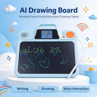 Tablette d'apprentissage éducative multifonctionnelle intelligente AI pour enfants, supporte l'emballage personnalisé, jouet pour enfants