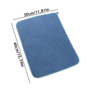 Tapis de séchage de vaisselle en microfibre absorbant, antidérapant et résistant à la chaleur, pour usage domestique et placage sous armoire - Vente en gros - Product Image 3