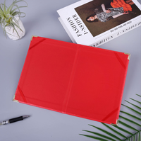Titulaires de certificats en cuir PU A4 de haute qualité couverture en cuir dossiers de fichiers diplôme certificat d'obtention du diplôme
